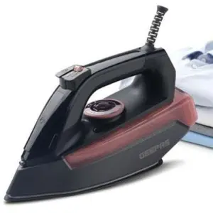 Geepas Ceramic Steam Iron 2400W, Powerful safe durable with Temperature Control & Dry & Steam Function Compact and Handy Design, Suitable for All Kinds of Fabric-Multi (1 YR WRNTY)