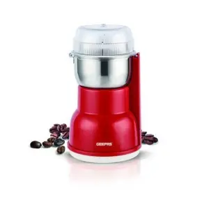 Geepas 180W Electric Coffee Grinder - Red