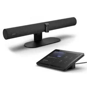 Jabra PanaCast 50 Video Bar 180° Panoramic 4K with 8 Mics & 4 Speakers Black