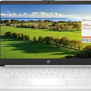 HP 2024 14" Laptop Notebook Thin Light for Students Business, Quad-Core Intel N4120, 8GB RAM, 192GB (64GB eMMC+ 128GB Card), 1 Year Office 365, Webcam, WiFi, Windows 11S