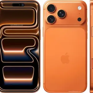 iPhone 17 Pro 5G, Dual Sim 6.3-Inch Super Retina XDR Display, Triple 48MP Camera System, 4565mAh Battery, Fast Charging, Wireless Charging, A19 Pro Chip, Titanium Frame