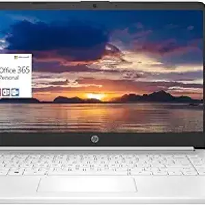 HP 2024 Premium 14" Micro-Edge Portable Laptop Student Business, Intel Quad-Core N4120, 8GB RAM, 192GB (64GB eMMC+ 128GB Card), Webcam, WiFi, Windows 11S