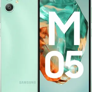Samsung Galaxy M05 4G LTE, 6.7-Inch HD+ PLS LCD Display, 50MP Dual Camera System, 5000mAh Battery, Fast Charging, MediaTek Helio Processor, Side Fingerprint Sensor
