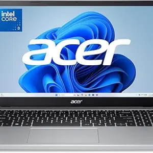 acer Aspire Go 15 AI Ready Laptop | 15.6" FHD (1920 x 1080) IPS Display | Intel Core 3 Processor N355 | Intel Graphics | 8GB DDR5 | 128GB UFS | Wi-Fi 6 | Windows 11