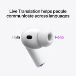 AirPods Pro 3 Wireless Earbuds, Custom High Excursion Driver With Adaptive EQ Audio, Active Noise Cancellation With Adaptive Transparency Mode