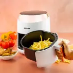 Geepas GAF37522 Digital Air Fryer With 3.5L Capacity, 1400W | Hot Air Circulation Technology |Oil Free Cooking | Non-Stick Basket, Overheat Protection | 2 Years Warranty
