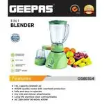 Geepas Electric 3 In 1 Juice Blender, 1.6Litres -Multi