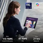 acer Swift Edge 14 AI Copilot+ PC | 14.5" 3K OLED Gorilla Glass Matte Pro 120Hz Touch Display | Intel Core Ultra 7 Processor 258V | Intel ARC 140V | 32GB LPDDR5X