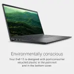 Dell 15 Laptop DC15250-15.6-inch FHD 120Hz Display, Intel Core 3 Processor 100U, 8GB DDR4 RAM, 512GB SSD, Intel UHD Graphics, Windows 11 Home
