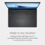 Dell 15 Laptop DC15250-15.6-inch FHD 120Hz Display, Intel Core 3 Processor 100U, 8GB DDR4 RAM, 512GB SSD, Intel UHD Graphics, Windows 11 Home