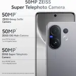 vivo V60 5G (Grey 512GB 16GB RAM) 7 Gen 4 Processor 6.77 inch Global Version.