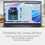 Dell 15 Laptop DC15250-15.6-inch FHD 120Hz Display, Intel Core 3 Processor 100U, 8GB DDR4 RAM, 512GB SSD, Intel UHD Graphics, Windows 11 Home