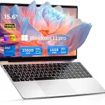 2026 Windows 11 Pro Traditional Laptop Computer, 16GB RAM 256GB SSD for Business Office Student School College, Lightweight Portable with Office 365, 4H Battery, 3.5 lbs