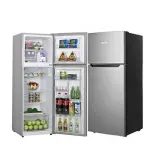 Hisense 328 Liters / 328L Double Door Refrigerator - Silver